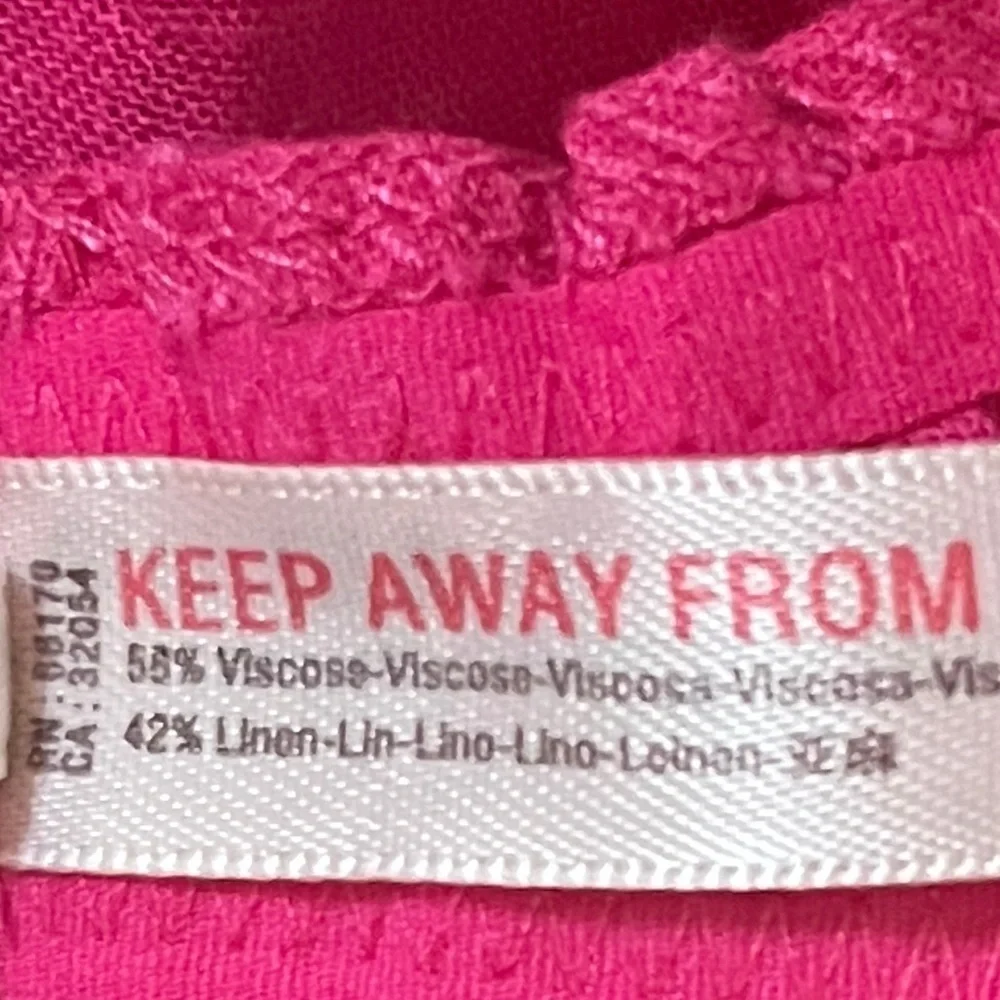 Anthropologie Ruched Hot Pink Barbiecore Sweetheart Bralette Size M NWT